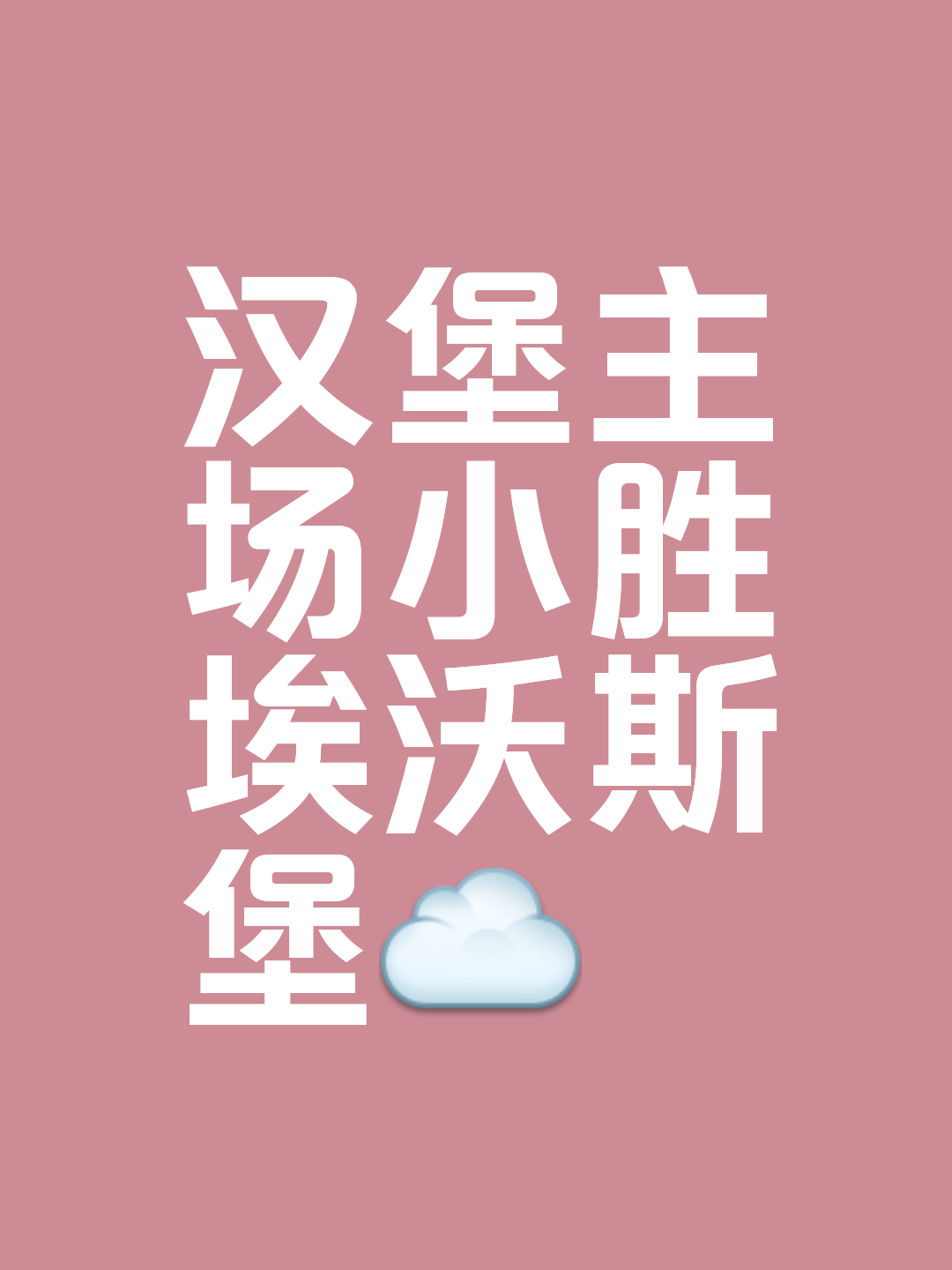 包含汉堡大胜反弹，积分榜位置逐渐提升的词条